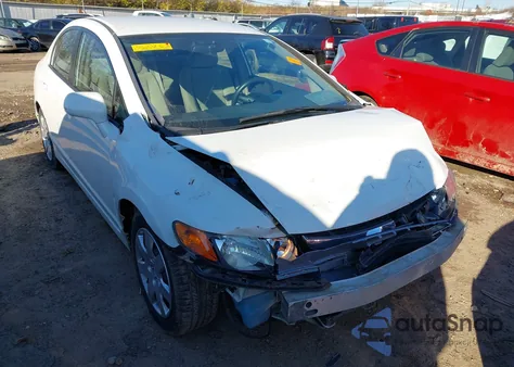 2010 Honda Civic Lx из США, поврежденный, VIN 2HGFA1F54AH560263